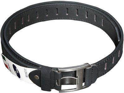 

Lee Topper Men Casual, Evening, Formal, Party Black Artificial Leather Belt