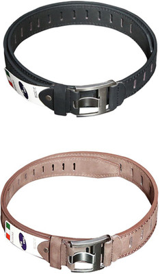

Lee Topper Men Casual Black, Brown Artificial Leather Belt
