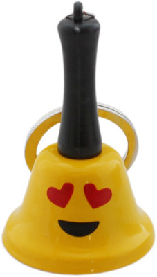 

Tootpado Smiley Bell Design Keychain Love - Yellow - (LNTg196) Key Chain(Yellow)