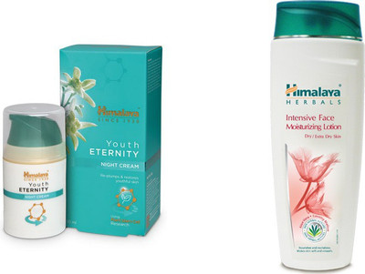 

Himalaya Youth Eternity Night Cream, Intensive Face Moisturizing Lotion(Set of 2)