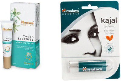 

Himalaya Youth Eternity Under Eye Cream, Kajal Eye Definer(Set of 2)