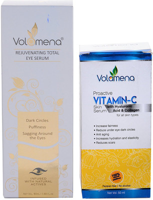 

Volamena Combo of Eye Serum and Proactive Vitamin-C Skin Serum(Set of 2)