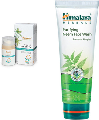 

Himalaya Youth Eternity Day Cream, Purifying Neem Face Wash(Set of 2)