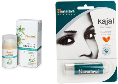 

Himalaya Youth Eternity Day Cream, Kajal Eye Definer(Set of 2)