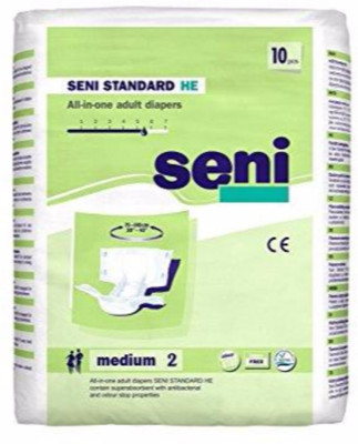 

Seni Standard HE Adult Diapers - M(10 Pieces)