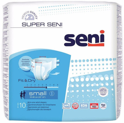 

Seni Super Adult Diapers - S(10 Pieces)