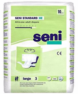 

Seni Standard HE Adult Diapers - L(10 Pieces)