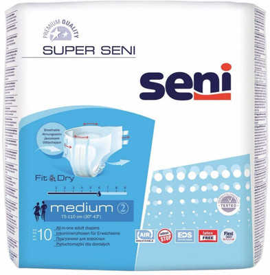 

Seni Super Adult Diapers - M(10 Pieces)