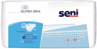 Seni Super Adult Diapers - L(30 Pieces)