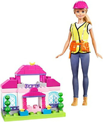 

Barbie Builder Doll with Playset(Gold)