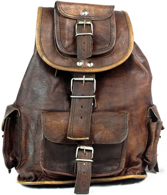

Iconicstyle 18 inch Laptop Backpack(Brown), Br1