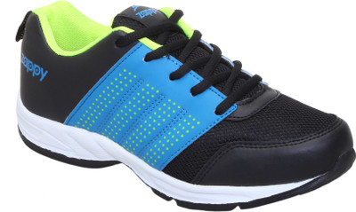 

Zappy Boys Lace Running Shoes(Black