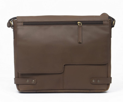 

Anshika International 13 inch Expandable Laptop Messenger Bag(Brown)