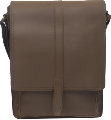 

Ansika International 13 inch Expandable Laptop Messenger Bag(Brown)