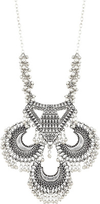 Aradhya Silver Plated Silver Necklace