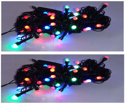 

LIPAX 10 inch Multicolor Rice Lights(Pack of 2)