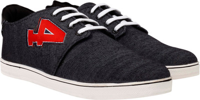 

Smoky Trendy Denim Casual Sneakers For Men(Black