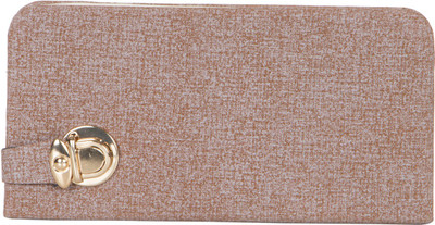 

VELINA Girls Casual Brown Leatherette Clutch