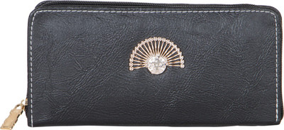 

VELINA Girls Casual Black Leatherette Clutch