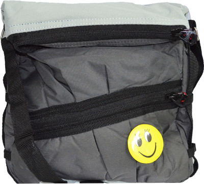 

JG Shoppe Men & Women Casual Grey Nylon Sling Bag