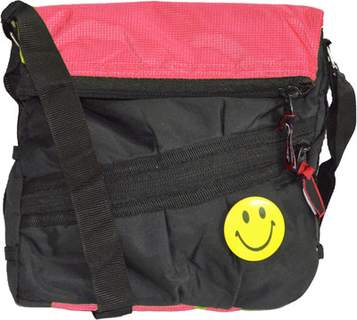 

JG Shoppe Men & Women Casual Red Nylon Sling Bag