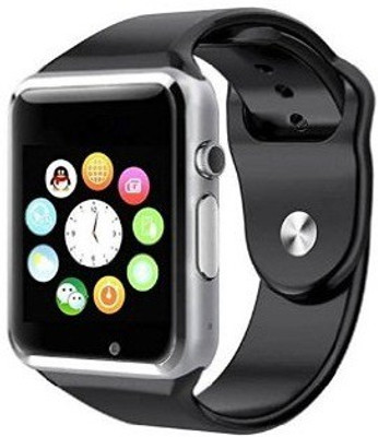 

ESTAR Presenting Bluetooth Smartwatch with Sim- Card Support Compatible with Asus Transformer Pad TF300TG Silver Smartwatch(Silver Strap Free Size)