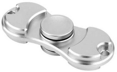 

GoodsBazaar Aluminum Di Silver Fidget Spinner (Spin Time 2 Min+)(Silver)