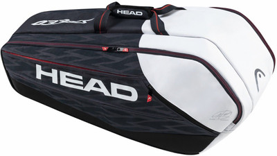

Head Djokovic 9R Supercombi Kitbag(Multicolor, Kit Bag), Black & white