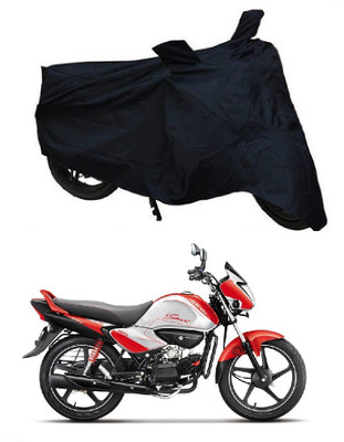 

autoright Two Wheeler Cover for Hero(Splendor I Smart, Black)