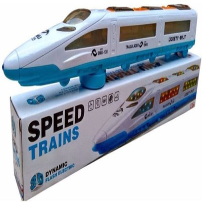 

Zurie Toy Collection Metro Speed Train(White, Blue), Blue;white