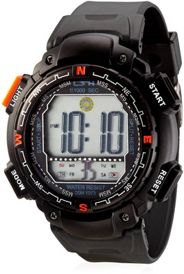 

Elios Digital Black Dial Watch - For Men