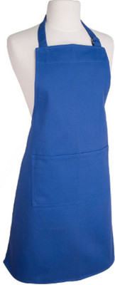AIRWILL Cotton Chef's Apron - Free Size(Blue, Single Piece)