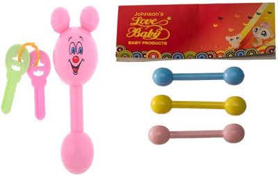 

Love Baby BT27 Pink Combo Rattle(Pink)