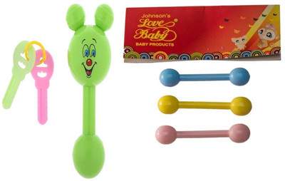 

Love Baby BT27 Green Combo Rattle(Green)