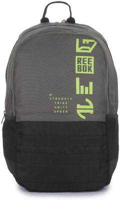 

REEBOK Kids Rebelz 18 L Laptop Backpack(Grey, Black)