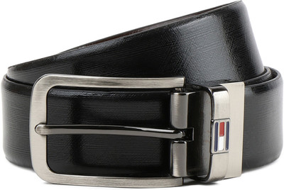 

Tommy Hilfiger Men Formal Black, Brown Genuine Leather Reversible Belt
