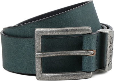 

Levi's Men Green Genuine Leather Belt, Indigo