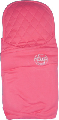 

Cradle Togs Checkered, Plain  Swadding Baby Blanket(Cotton, Pink