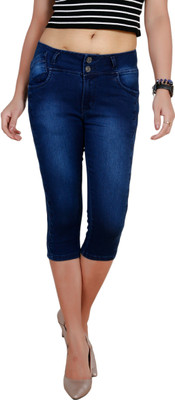 FCK-3 Women Blue Capri