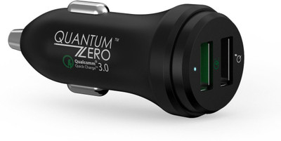 

QuantumZERO 2.4 Amp Turbo Car Charger(Black)