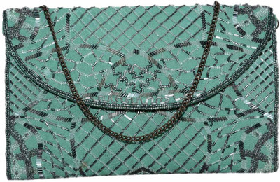 Diwaah Party Green Clutch