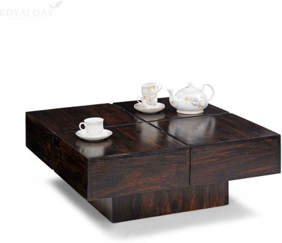 

RoyalOak Yoga Solid Wood Coffee Table(Finish Color - walnut)