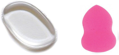 

BabiLa BEAUTY BLENDER WITH Silicone Clear Gel Makeup Puff PACK OF 2(Set of 2)