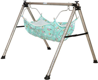 

GHODIYAWALADOTCOM BABY CRADLE ROUND(Silver)