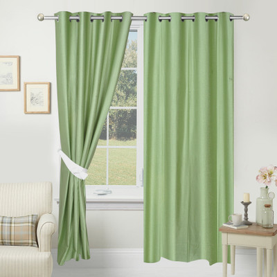 

Shubh 274 cm (9 ft) Polyester Long Door Curtain (Pack Of 2)(Solid, Multicolor)