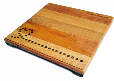 

Craftman Craftman Heartly Seasoned Chopping Board - Cutting Wood Cutting Board(Multicolor Pack of 1)