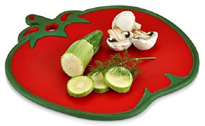 

BMS Lifestyle Non Slip Reversible Chopping Board Plastic Cutting Board(Red Pack of 1)