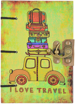 

Craft Club A5 Diary(Handmade recycled paper leather diary, Green)
