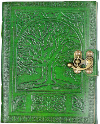 

Craft Club A5 Diary(Handmade recycled paper leather dairy, Green)