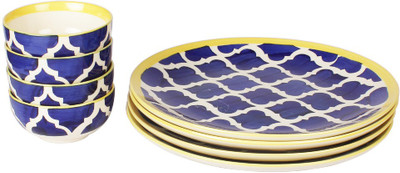 

VarEesha Pack of 8 Dinner Set(Ceramic)